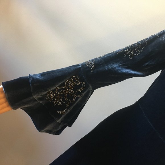 Parker Donatella Velvet Dress in Eclipse 2 - Picture 4 of 7